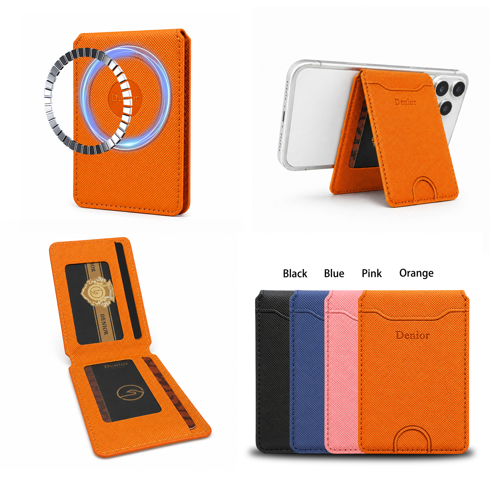 Luxury Bags For You - Mobile Phone Wallet Stand Magnet Flip