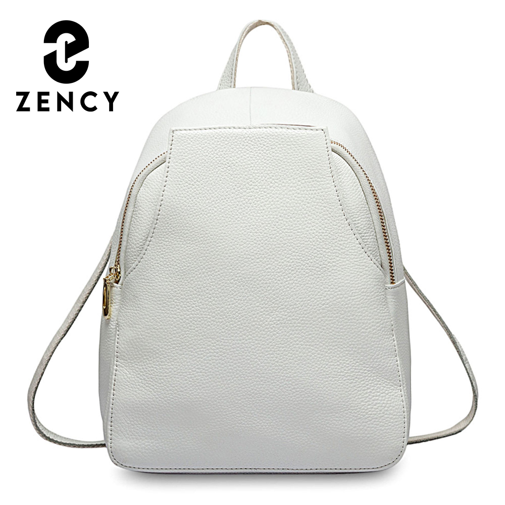 Genuine Leather Backpack - Zency Charm Women Backpack 100% Genuine