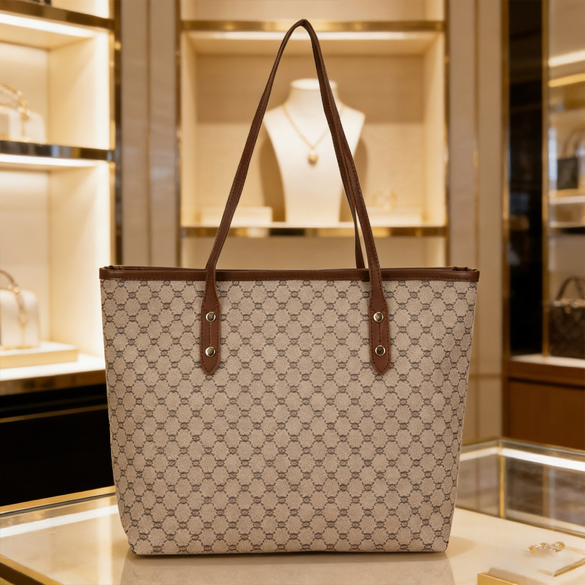 Luxury Designer Bags Ysl - Luxury Vintage Women Tote Bag Monogram