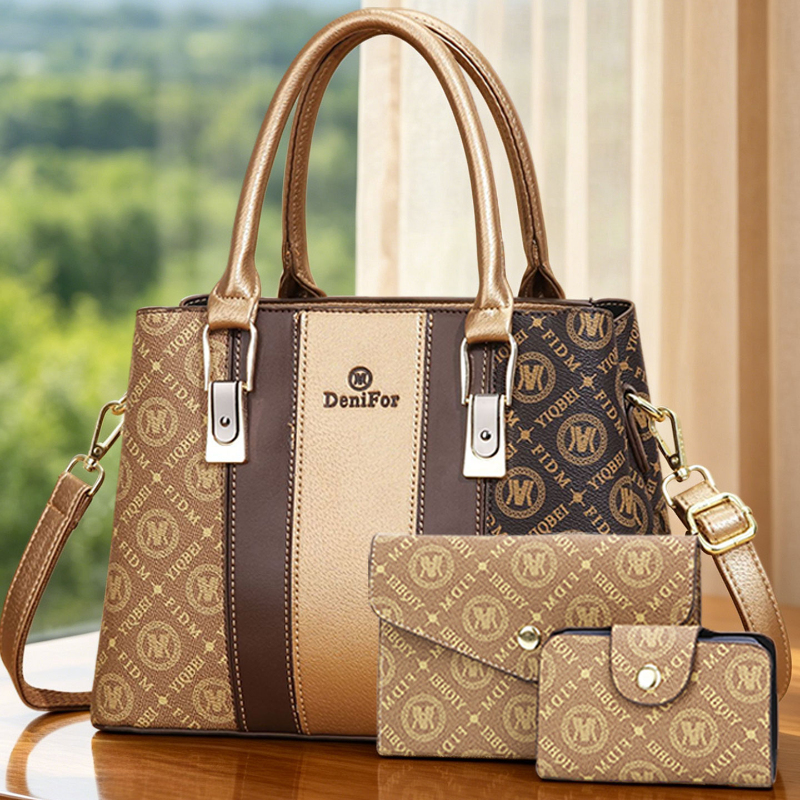 Luxury Bags For You - 3-piece set of women's handbags with