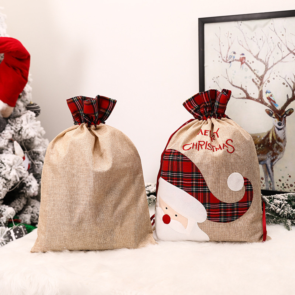 Large Christmas Gift Bag Draws - Luxury Xmas Bags บทวิจารณ์และราคา