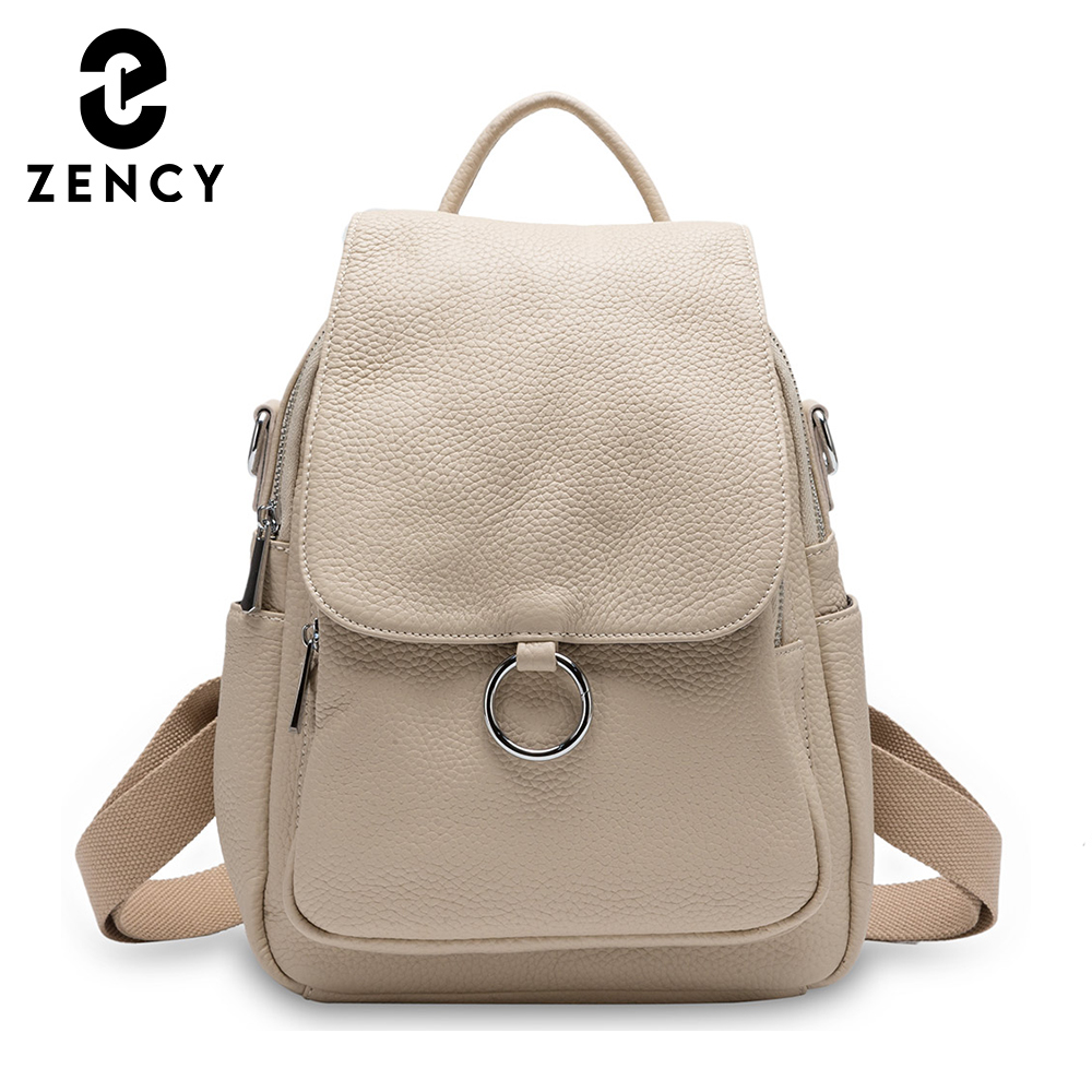 Zency New Fashion Women Backpa - Genuine Leather Backpack บทวิจารณ์และราคา