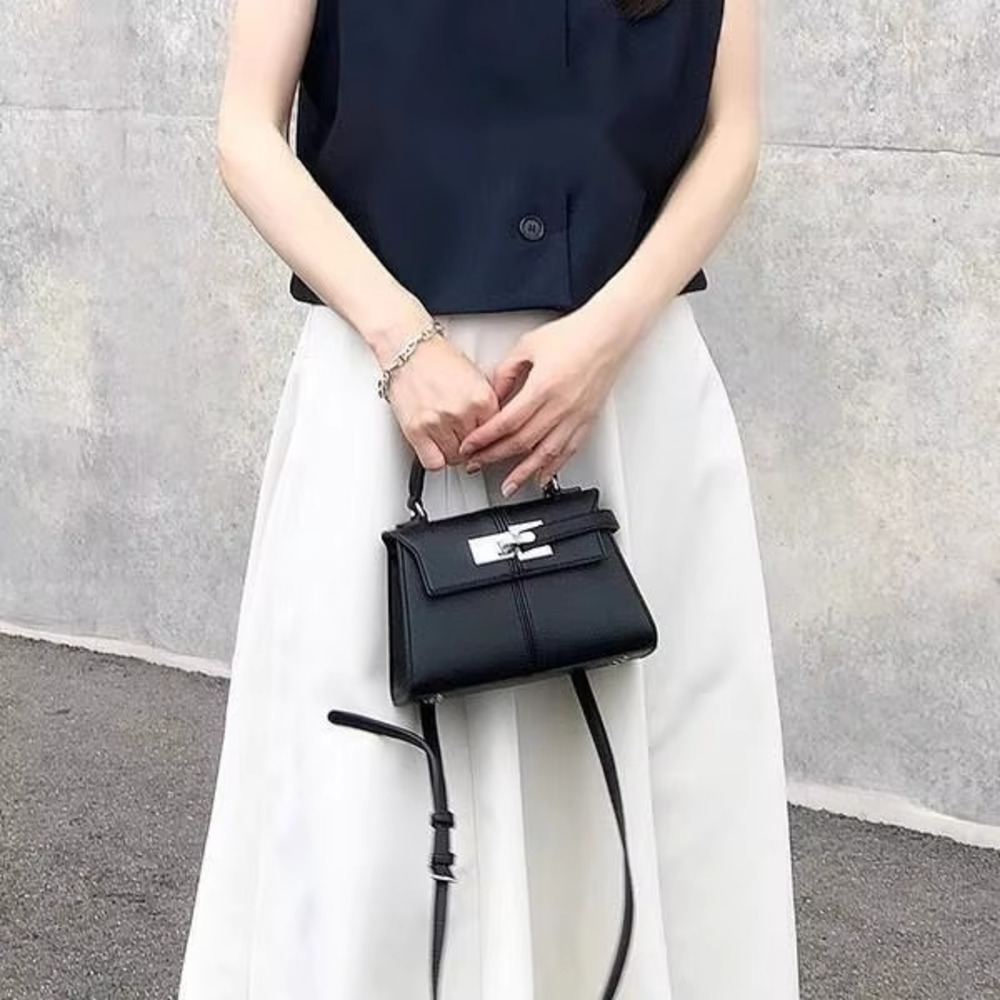 2025 Trapezoidal Leather Women - Luxury Designer Bags Ysl บทวิจารณ์และราคา