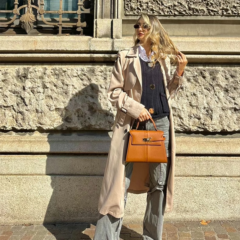 2025 Trapezoidal Leather Women - Luxury Designer Bags Ysl บทวิจารณ์และราคา