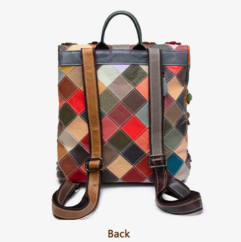 Vintage Women Genuine Leather  - Genuine Leather Backpack บทวิจารณ์และราคา