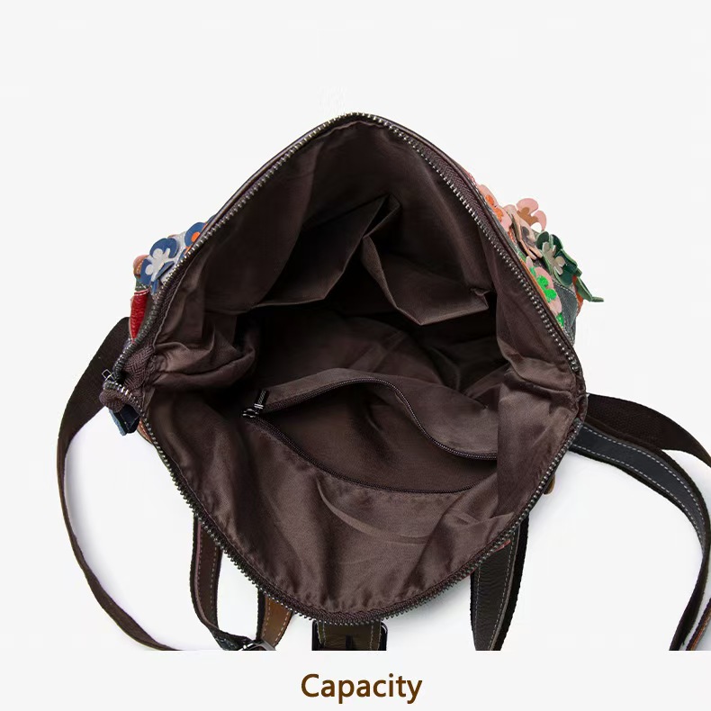 Vintage Women Genuine Leather  - Genuine Leather Backpack บทวิจารณ์และราคา