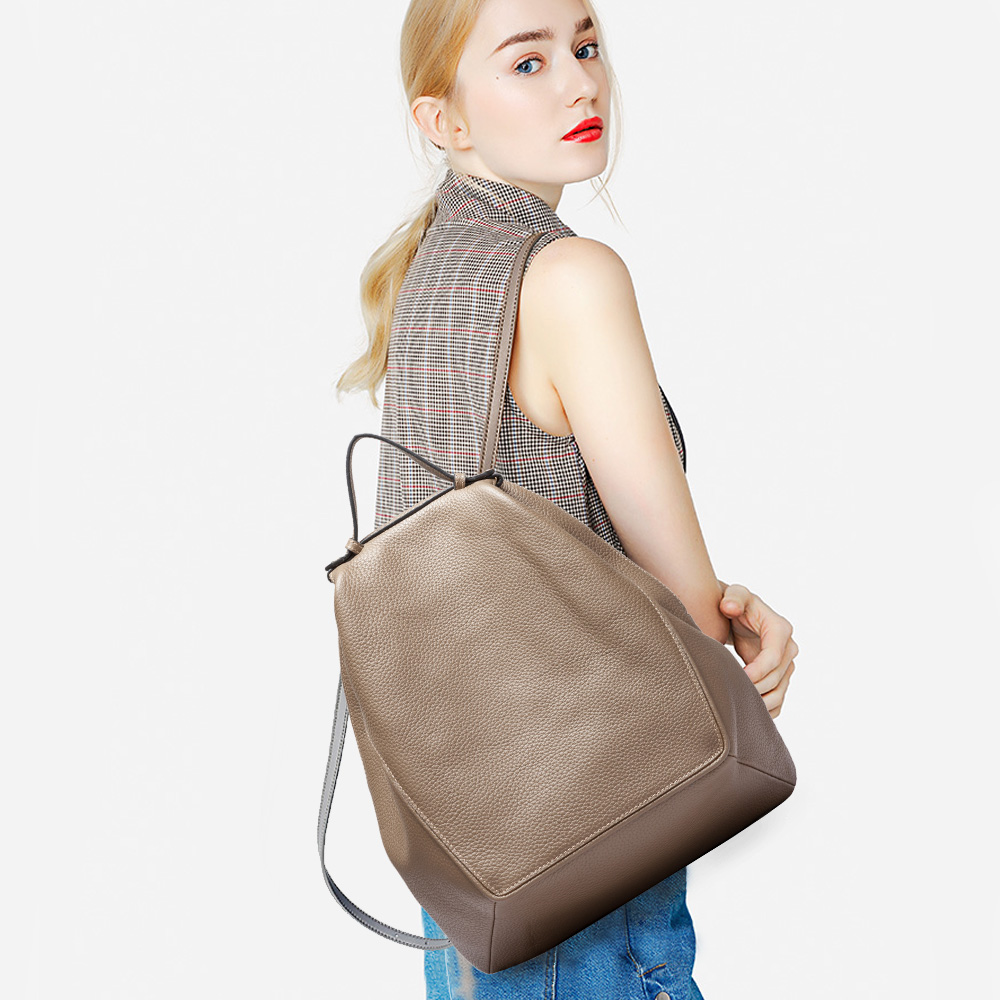 Zency Women 100% Genuine Leath - Genuine Leather Backpack บทวิจารณ์และราคา