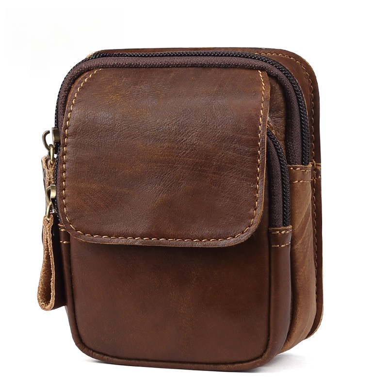 Retro genuine leather men's ba - Genuine Leather Backpack บทวิจารณ์และราคา