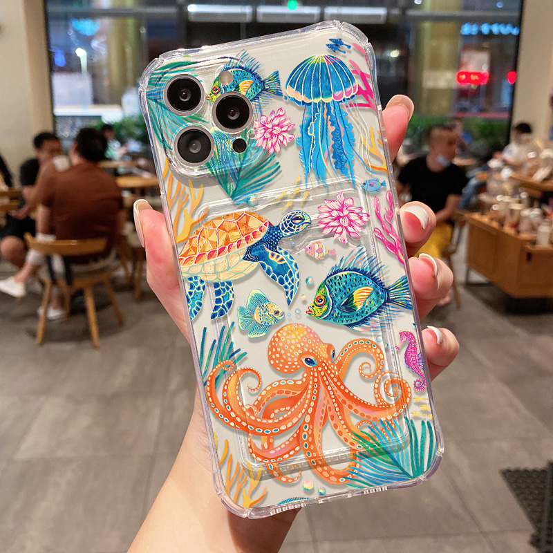 Ocean Animal Card Holder Walle - Luxury Bags In Store บทวิจารณ์และราคา