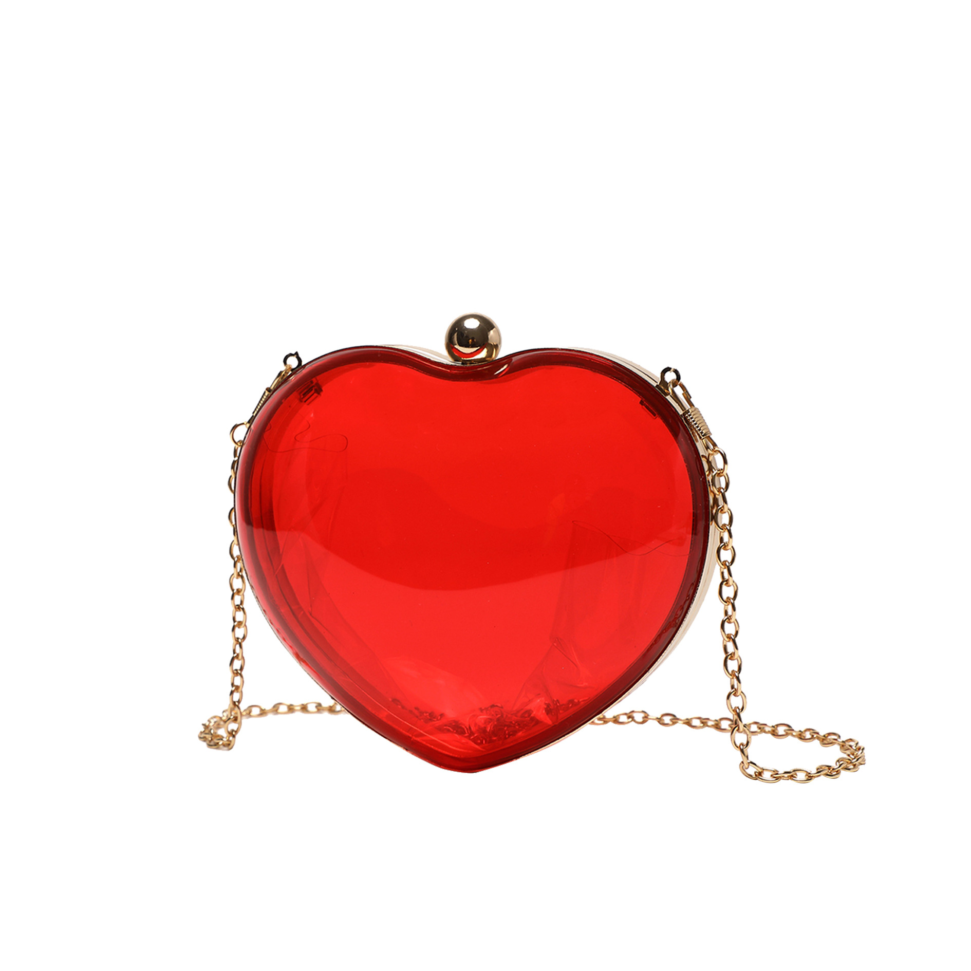 Dinner Acrylic Mini Love Clutc - Chain Crossbody Quilted บทวิจารณ์และราคา