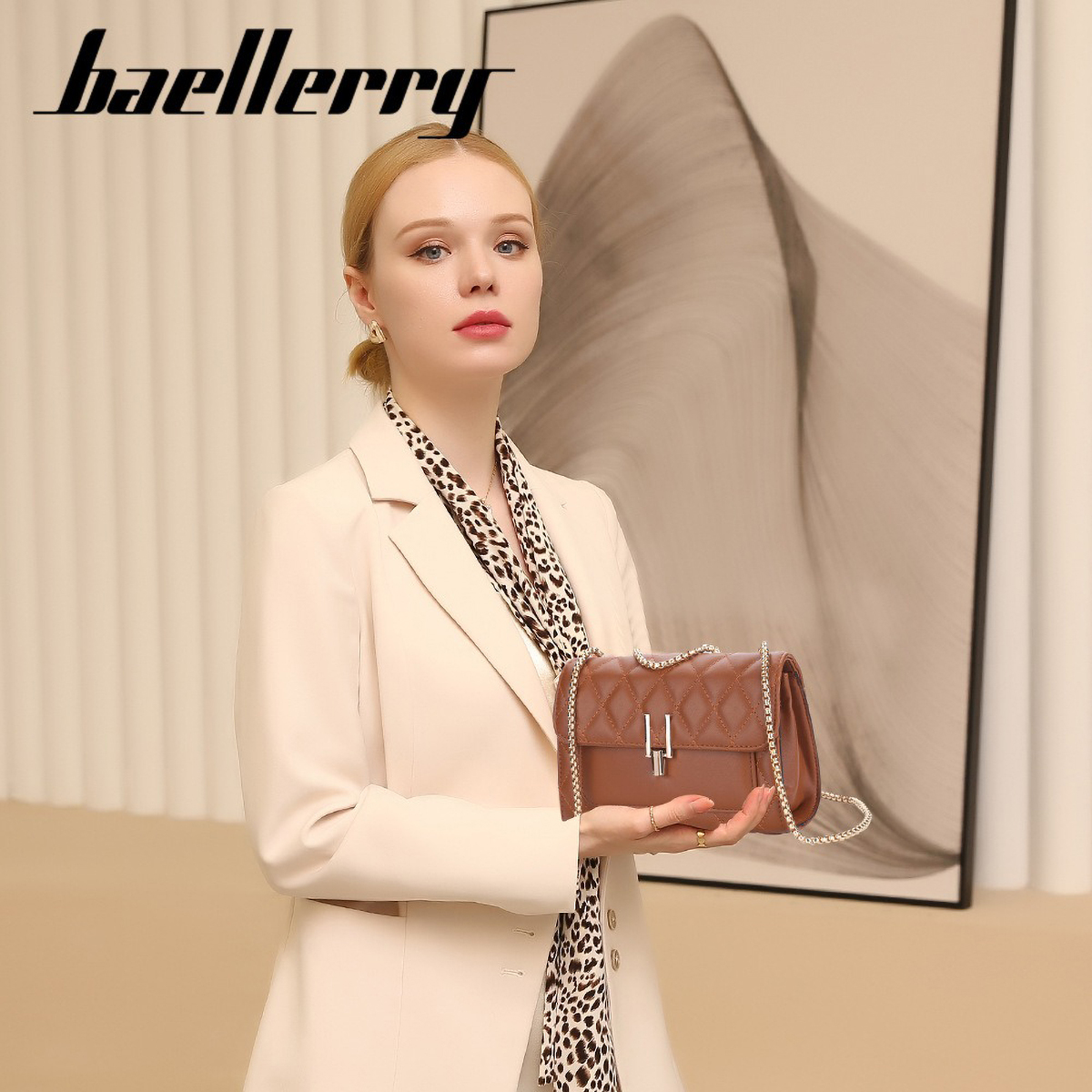 Baellerry Women Crossbody Bag  - Chain Crossbody Quilted บทวิจารณ์และราคา
