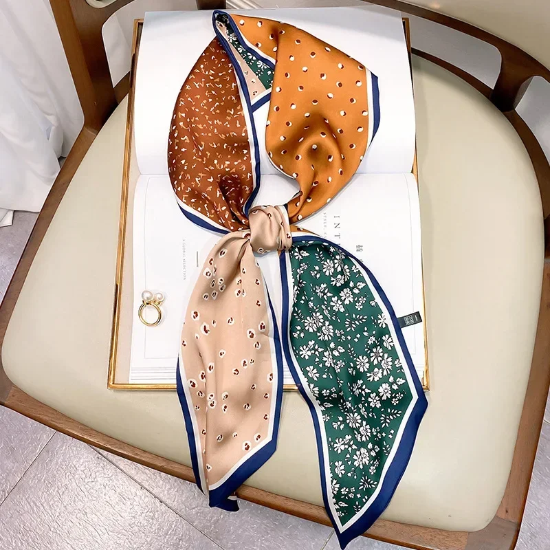 Design Print Skinny Scarf Plai - Luxury Bags Store บทวิจารณ์และราคา