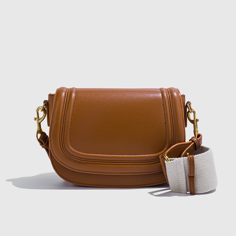 Minimalist Stitched Saddle Cro - Luxury Bags Vegan Leather บทวิจารณ์และราคา
