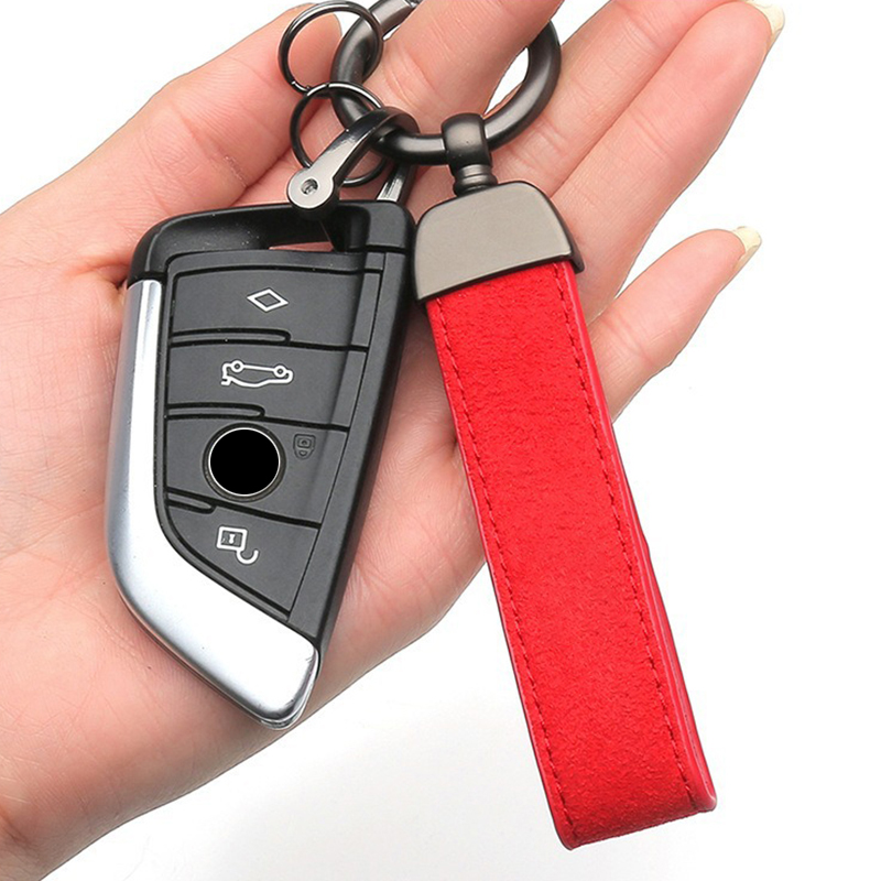 Suede Leather Car Keychain Hig - Luxury Xmas Bags บทวิจารณ์และราคา