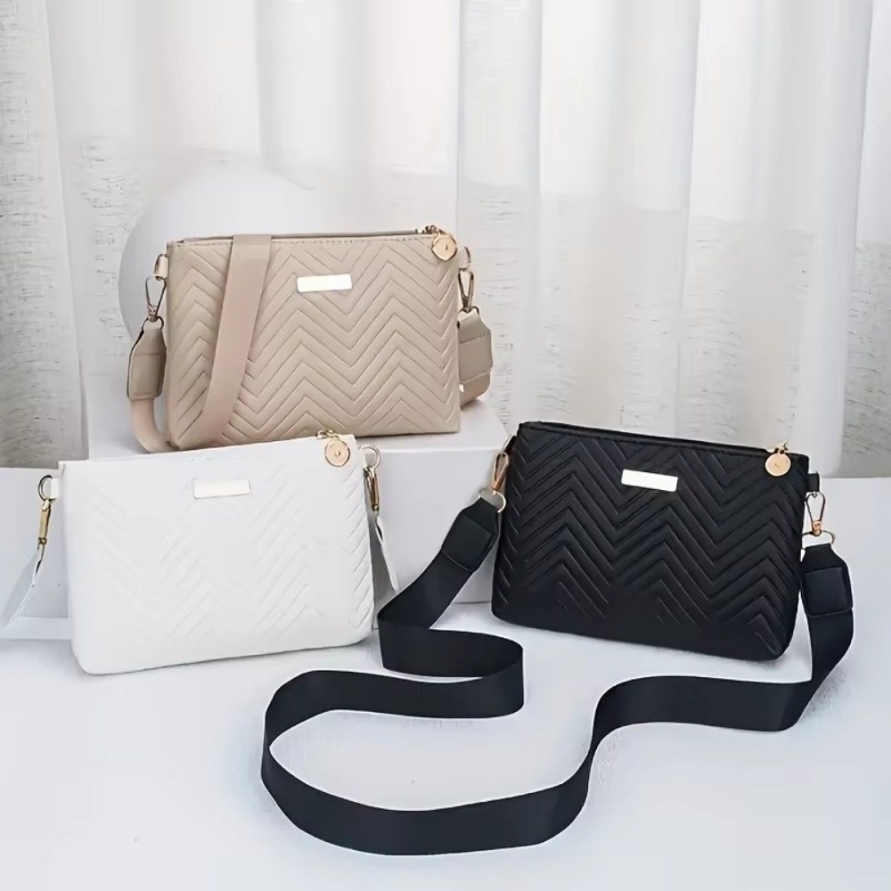 Minimalist Quilted Chain Cross - Chain Crossbody Quilted บทวิจารณ์และราคา