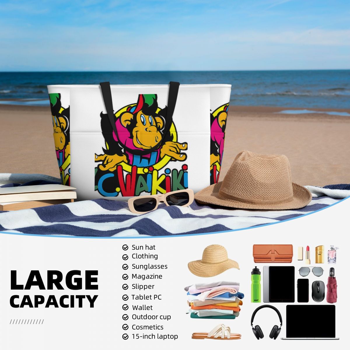 Monkey Lc Waikiki Singe Beach  - Luxury Yoga Bags บทวิจารณ์และราคา