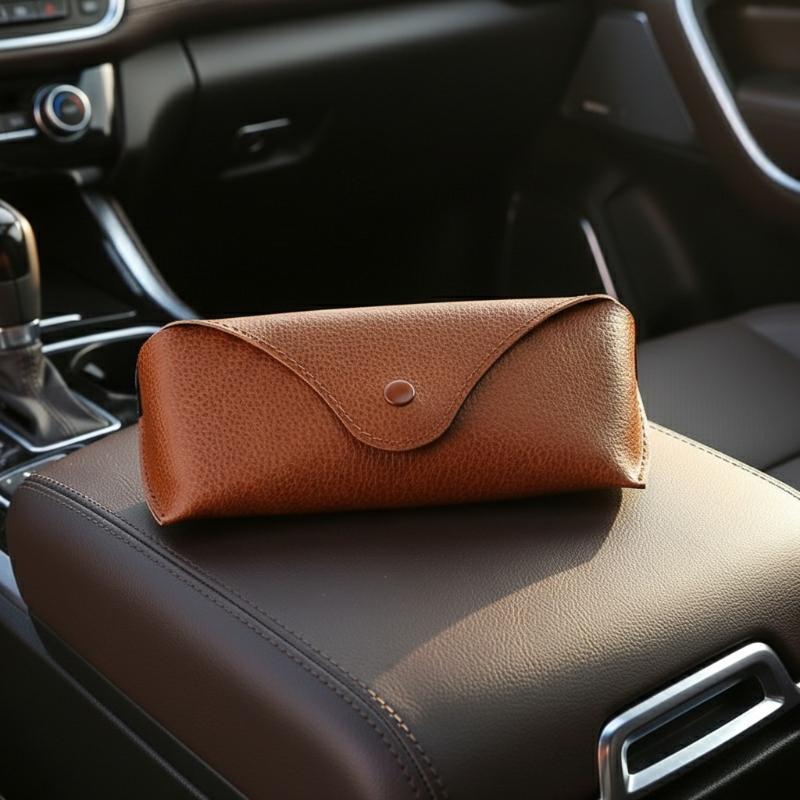 Fashion PU Leather Sunglasses  - Luxury Bags Consignment บทวิจารณ์และราคา