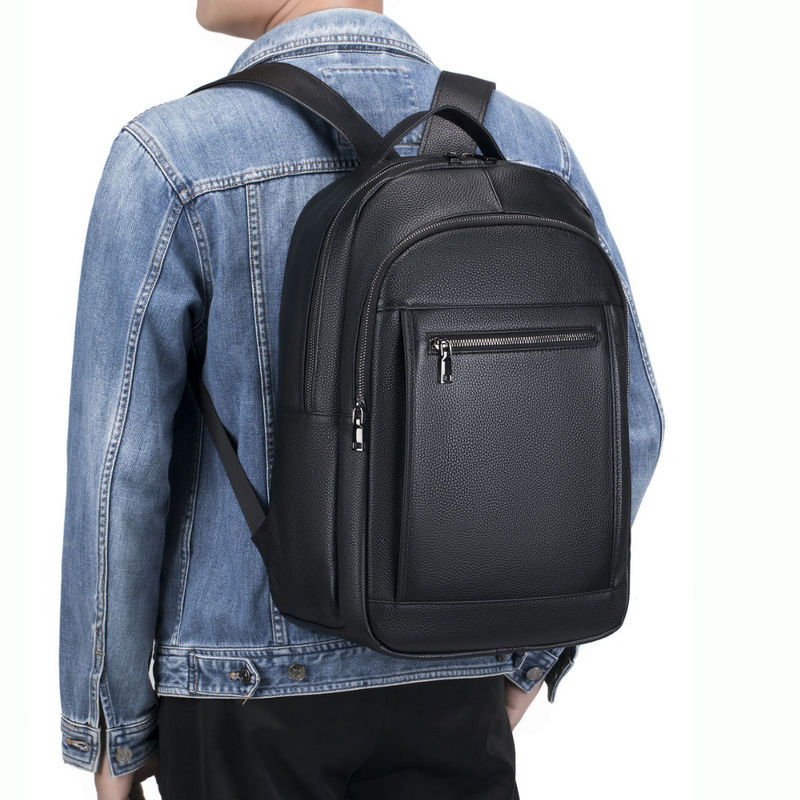 Super Leather Double Shoulder  - Genuine Leather Backpack บทวิจารณ์และราคา