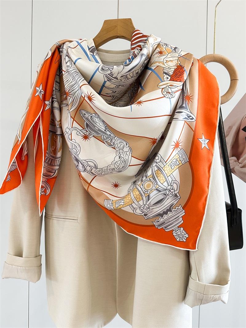 Luxury Brand Scarf Large Silk  - Luxury Bags Store บทวิจารณ์และราคา