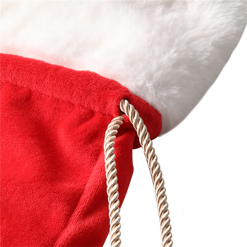Plush Christmas Santa Sack Cor - Luxury Xmas Bags บทวิจารณ์และราคา