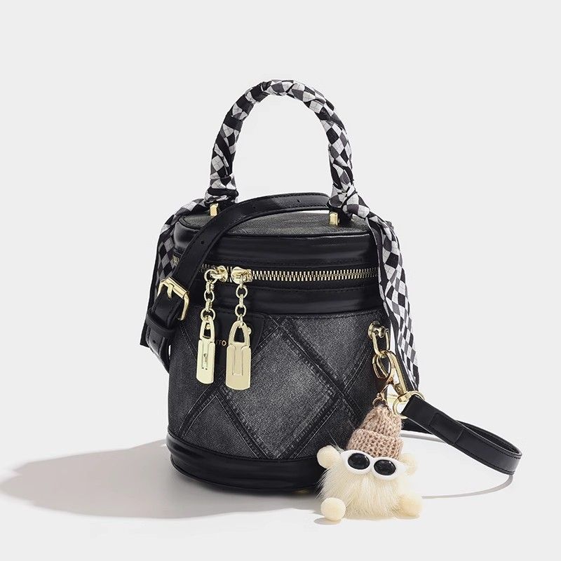 JIAERDI Retro Quilted Ribbon H - Chain Crossbody Quilted บทวิจารณ์และราคา