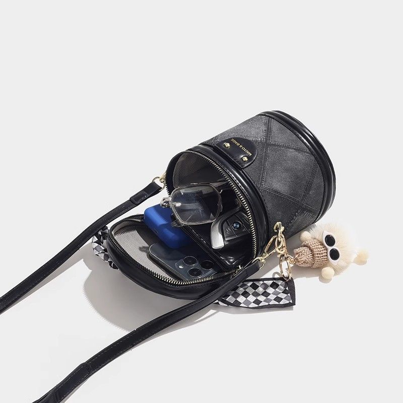 JIAERDI Retro Quilted Ribbon H - Chain Crossbody Quilted บทวิจารณ์และราคา