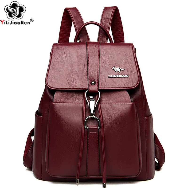 Anti Theft Backpack Women Shou - Genuine Leather Backpack บทวิจารณ์และราคา
