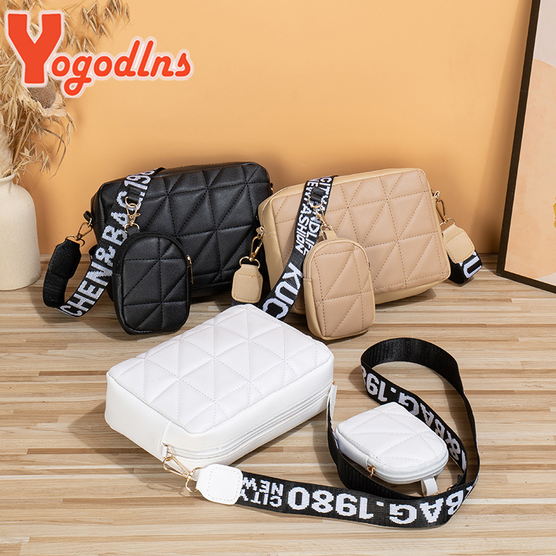 Yogodlns Brand Crossbody Bags  - Chain Crossbody Quilted บทวิจารณ์และราคา