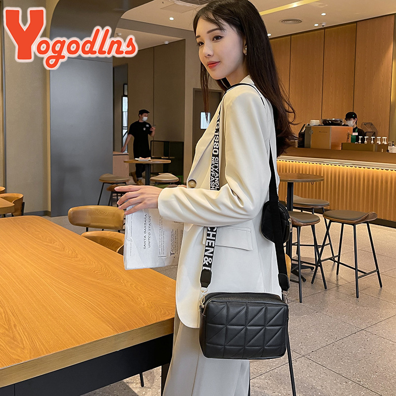 Yogodlns Brand Crossbody Bags  - Chain Crossbody Quilted บทวิจารณ์และราคา