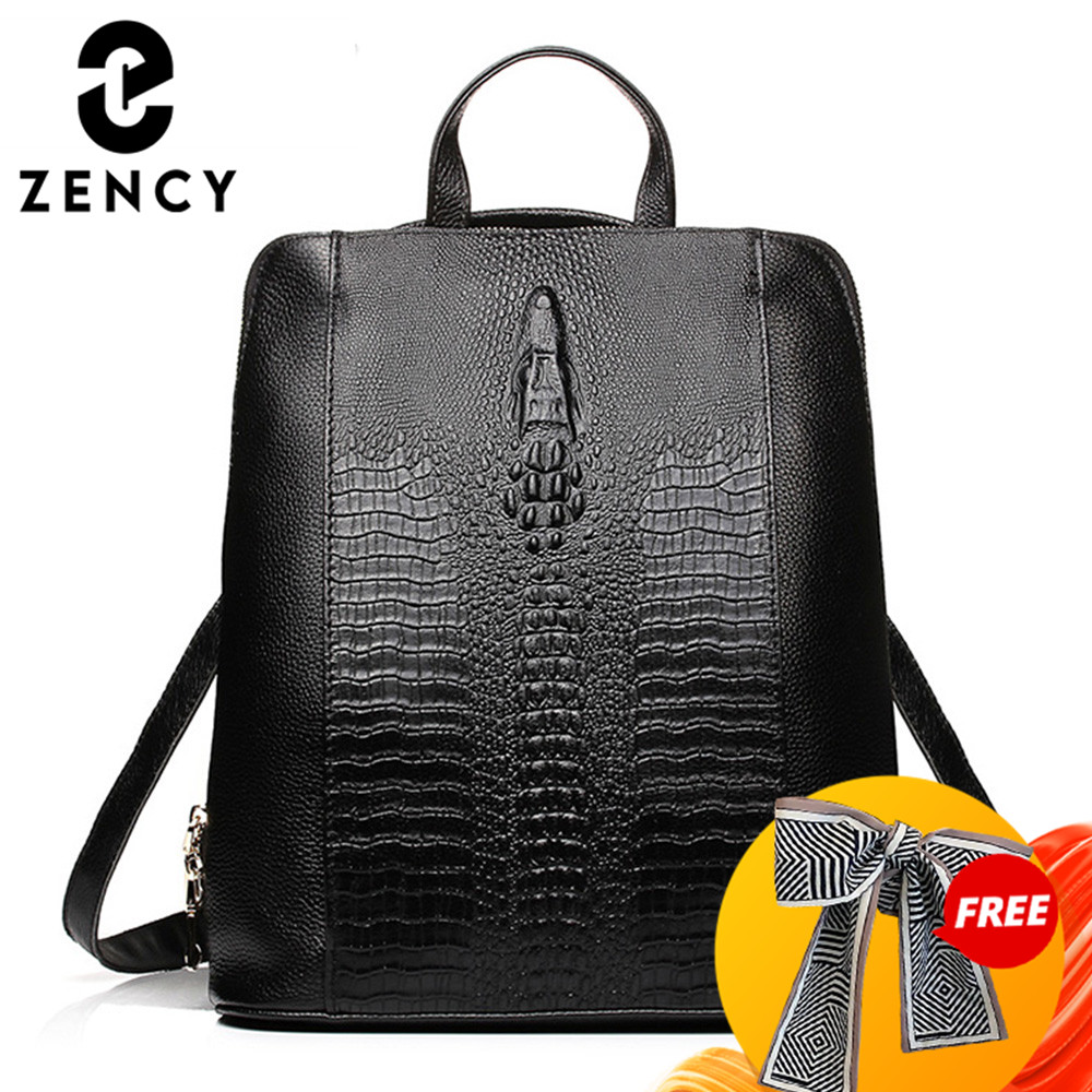 Zency 100% Genuine Leather Kna - Genuine Leather Backpack บทวิจารณ์และราคา