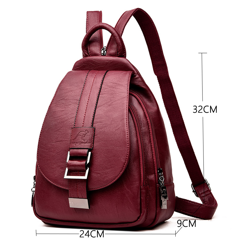 Designer Backpacks Women Leath - Genuine Leather Backpack บทวิจารณ์และราคา
