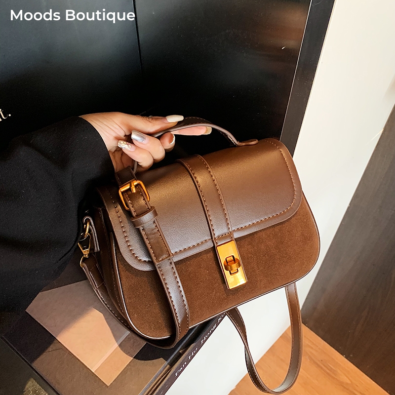 Branded Mini Square Flap Cross - Luxury Bags Consignment บทวิจารณ์และราคา
