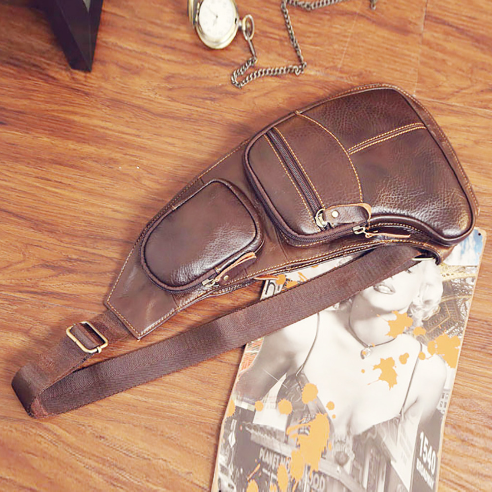High Quality Men Genuine Leath - Genuine Leather Backpack บทวิจารณ์และราคา