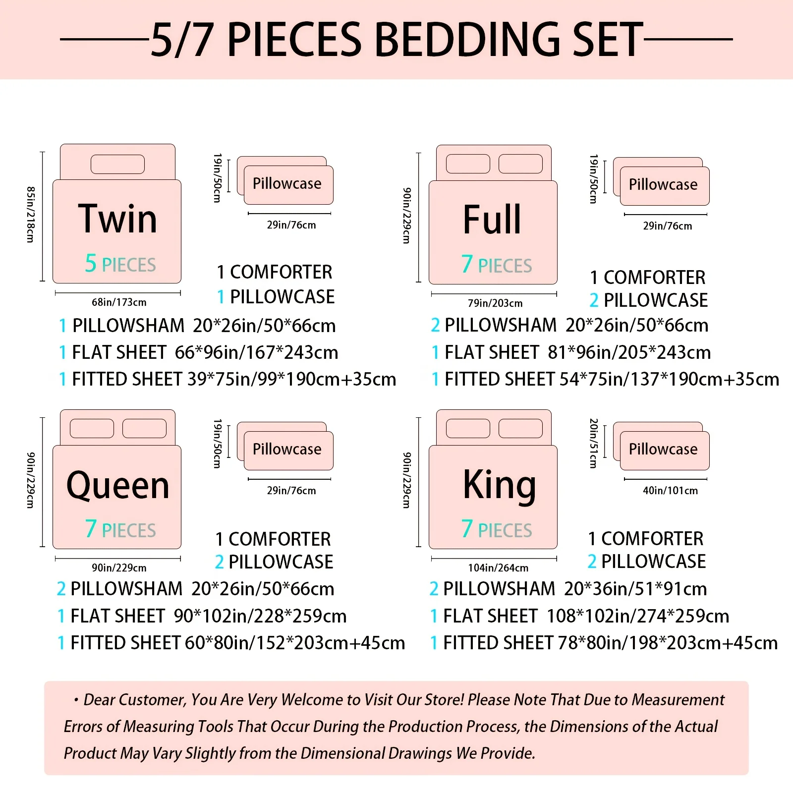 5/7pcs Queen Pinched Pleat Com - Luxury Bags Pakistan บทวิจารณ์และราคา