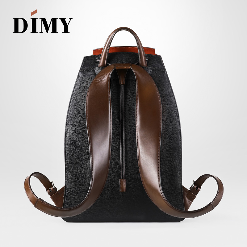 DIMY 2025 new men's genuine le - Genuine Leather Backpack บทวิจารณ์และราคา