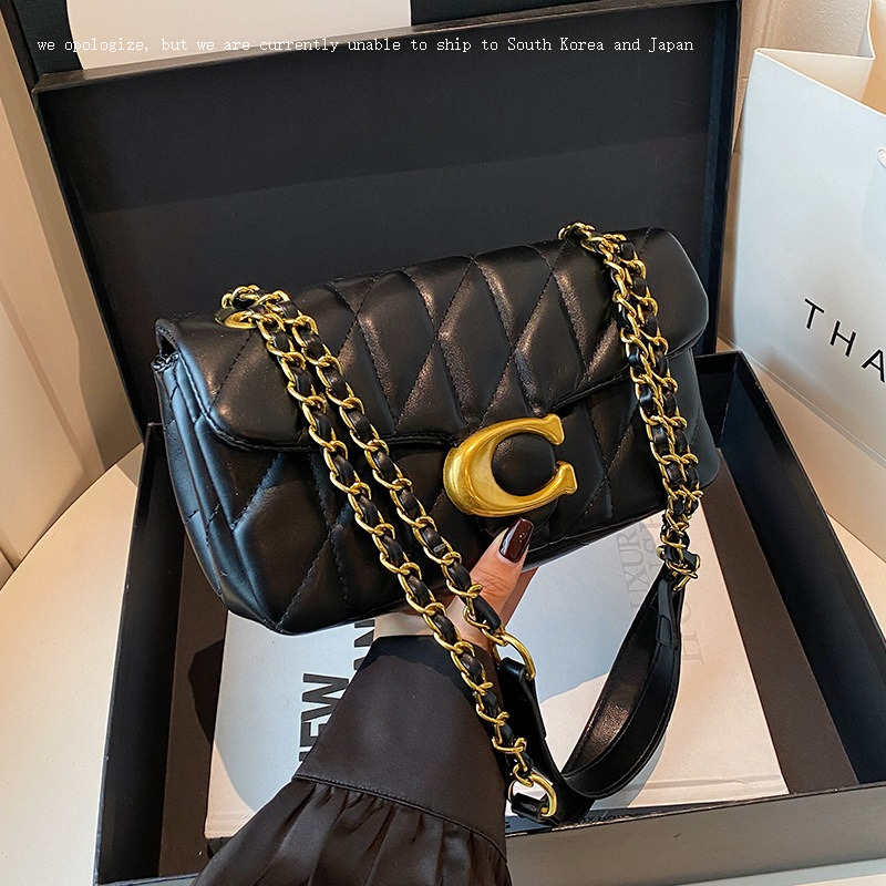 High-end women's handbag fashi - Chain Crossbody Quilted บทวิจารณ์และราคา
