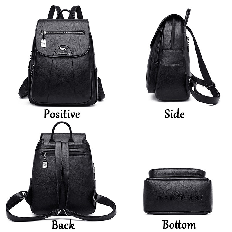 6 Colors Women 's Backpack 202 - Genuine Leather Backpack บทวิจารณ์และราคา