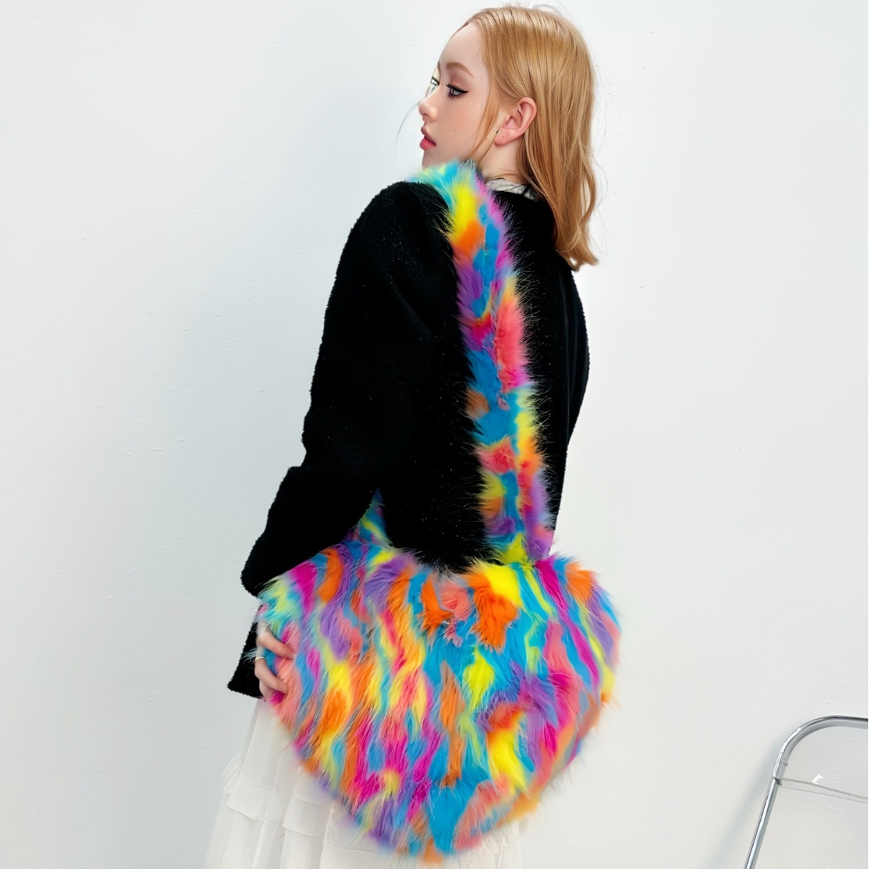 Cross-Border Fox Fur Shoulder  - Luxury Bags Vegan Leather บทวิจารณ์และราคา