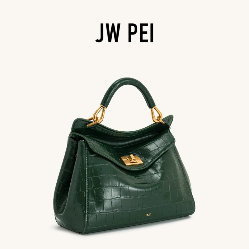 JW PEI Lucia Croc Top-Handle B - Luxury Bags Vegan Leather บทวิจารณ์และราคา