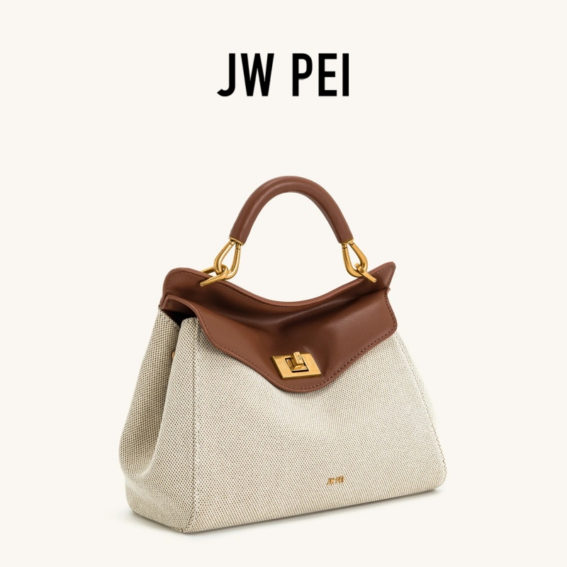 JW PEI Lucia Canvas Stitching  - Luxury Bags Vegan Leather บทวิจารณ์และราคา