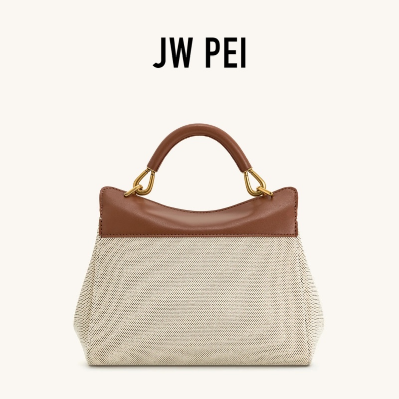 JW PEI Lucia Canvas Stitching  - Luxury Bags Vegan Leather บทวิจารณ์และราคา