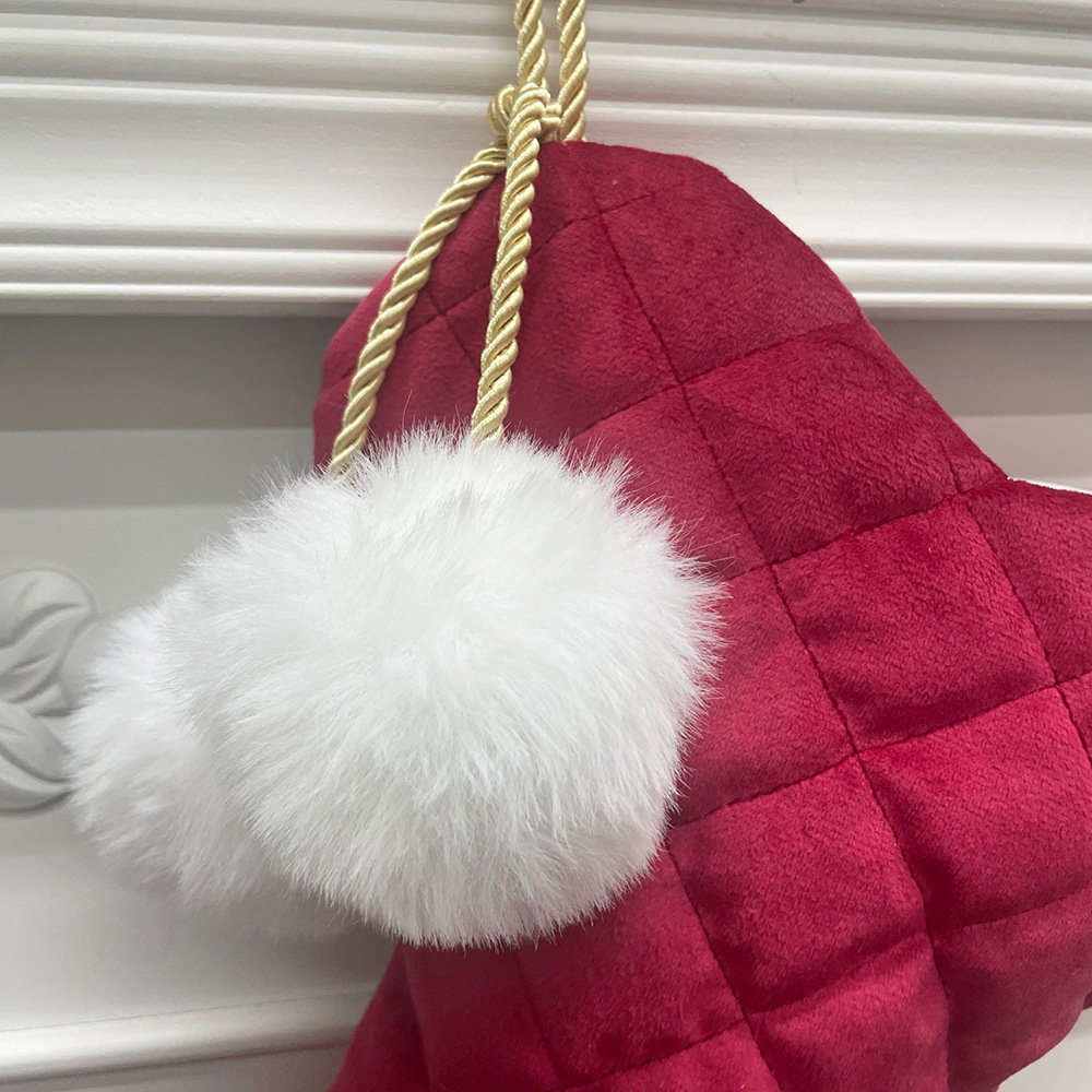 Quilted Dog Christmas Stocking - Luxury Xmas Bags บทวิจารณ์และราคา