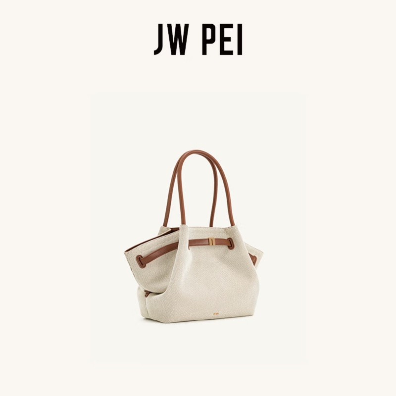 JW PEI Hana Canvas Stitching T - Luxury Bags Vegan Leather บทวิจารณ์และราคา