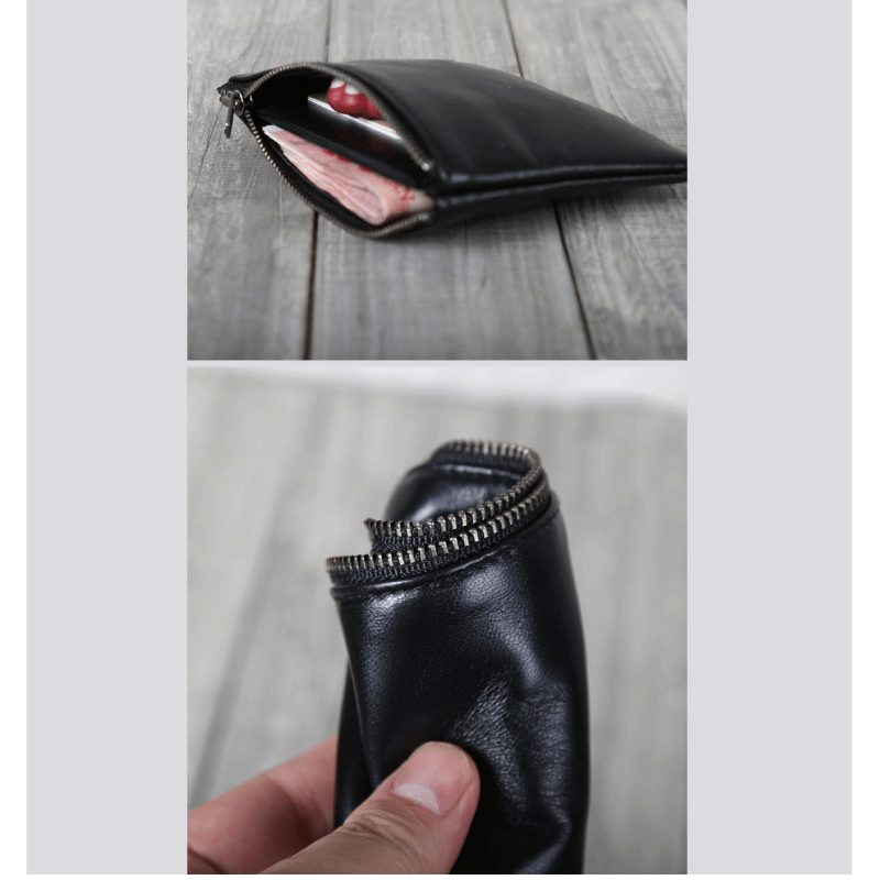 Slim Zipper Short Wallets Ladi - Luxury Bags Consignment บทวิจารณ์และราคา