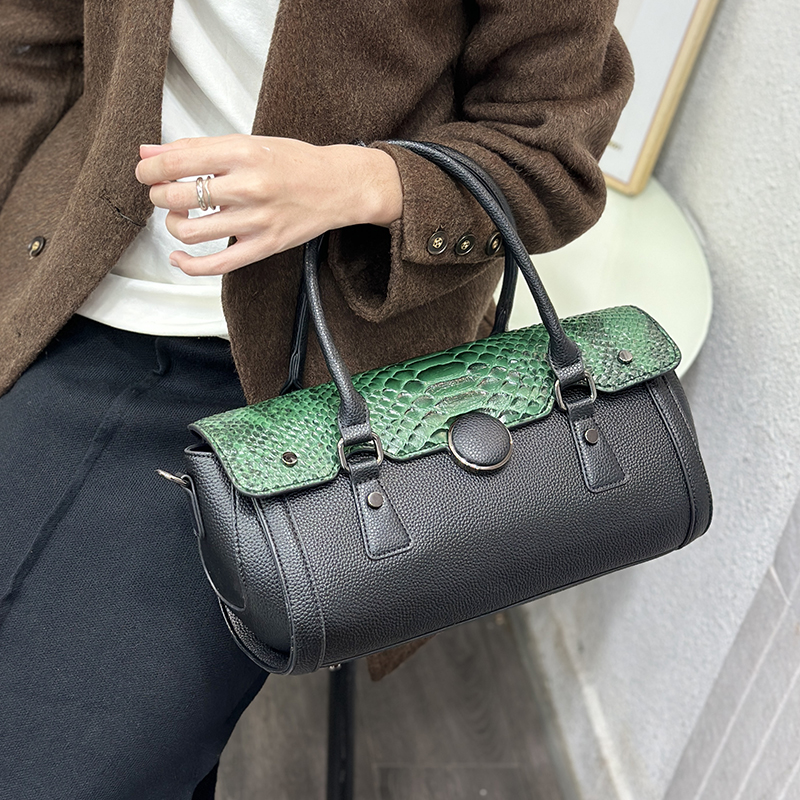 Vintage Leopard Print Patchwor - Luxury Bags Vegan Leather บทวิจารณ์และราคา